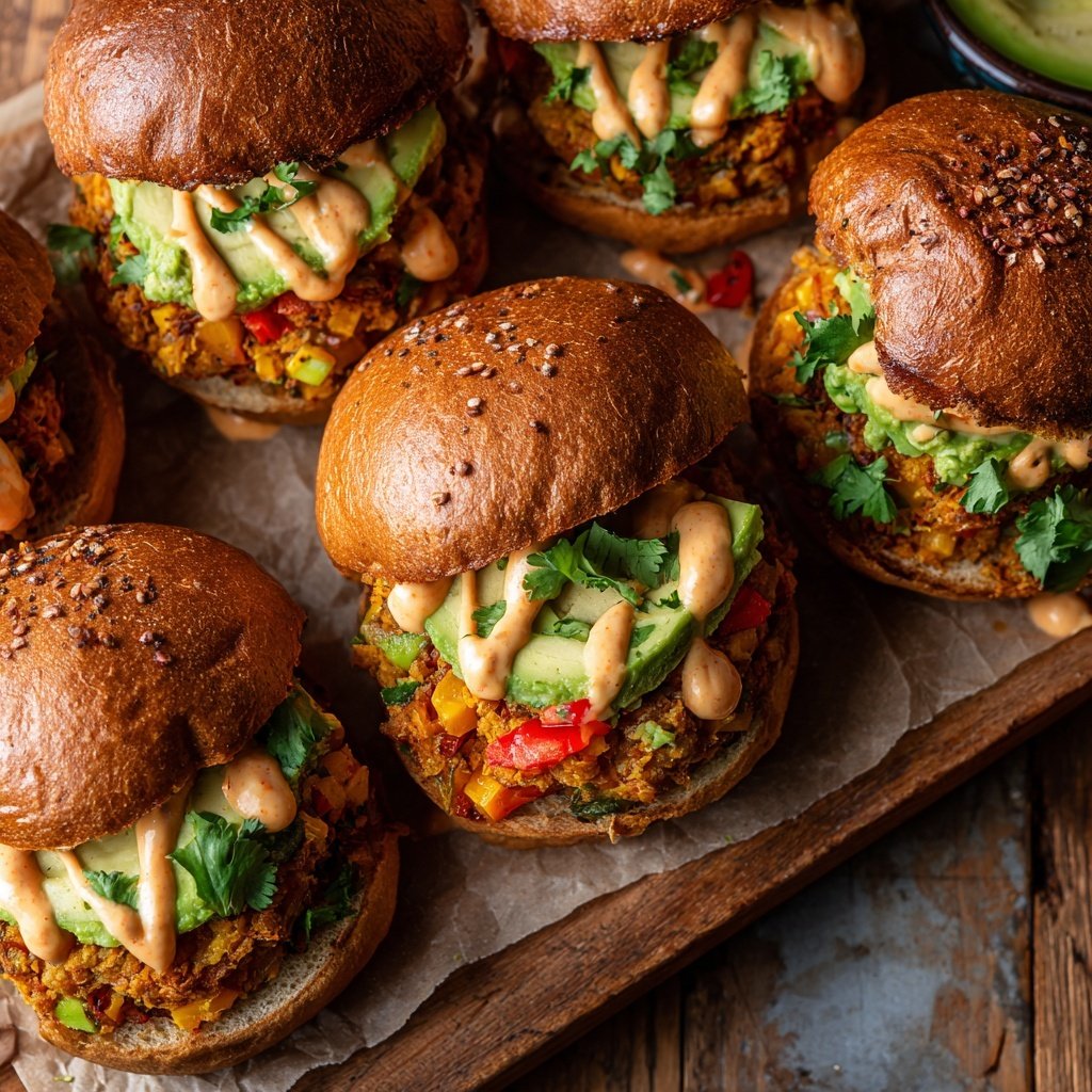 Super Bowl Veggie Sliders