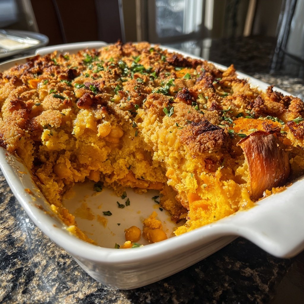 Sweet Potato Chickpea Bake