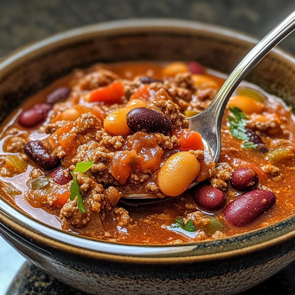 Ground Beef and Bean Chili