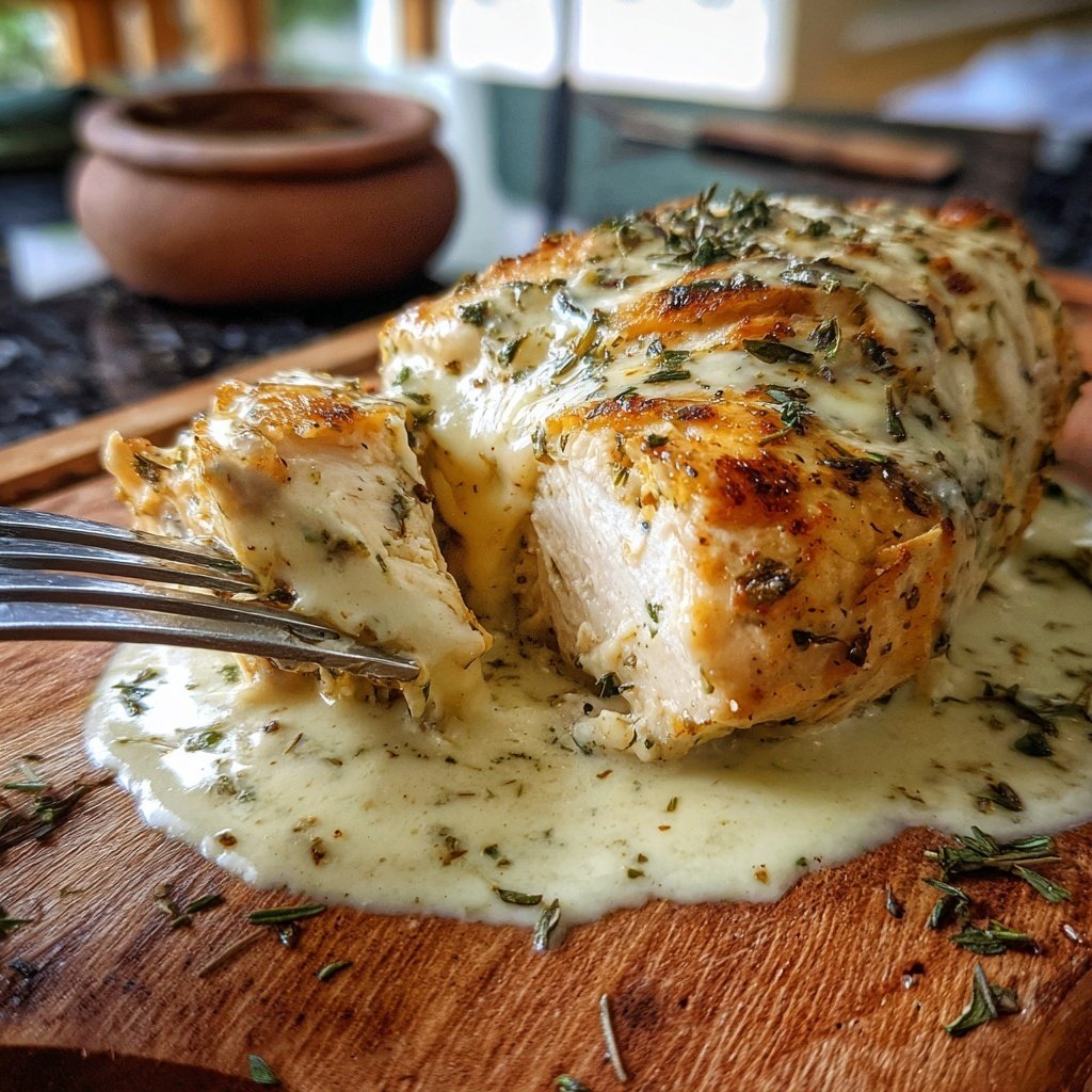 Creamy Herb Chicken With Garlic Cream Sauce