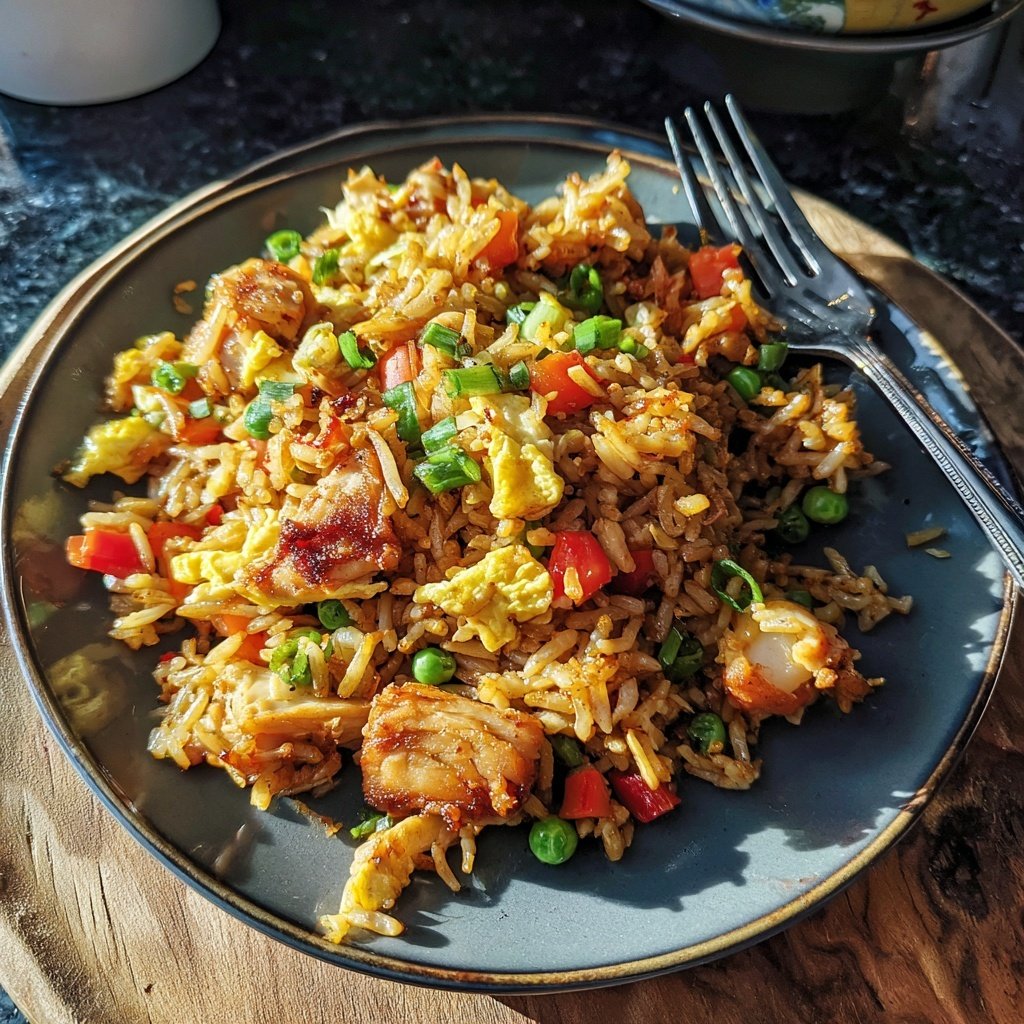 Rotisserie Chicken Fried Rice
