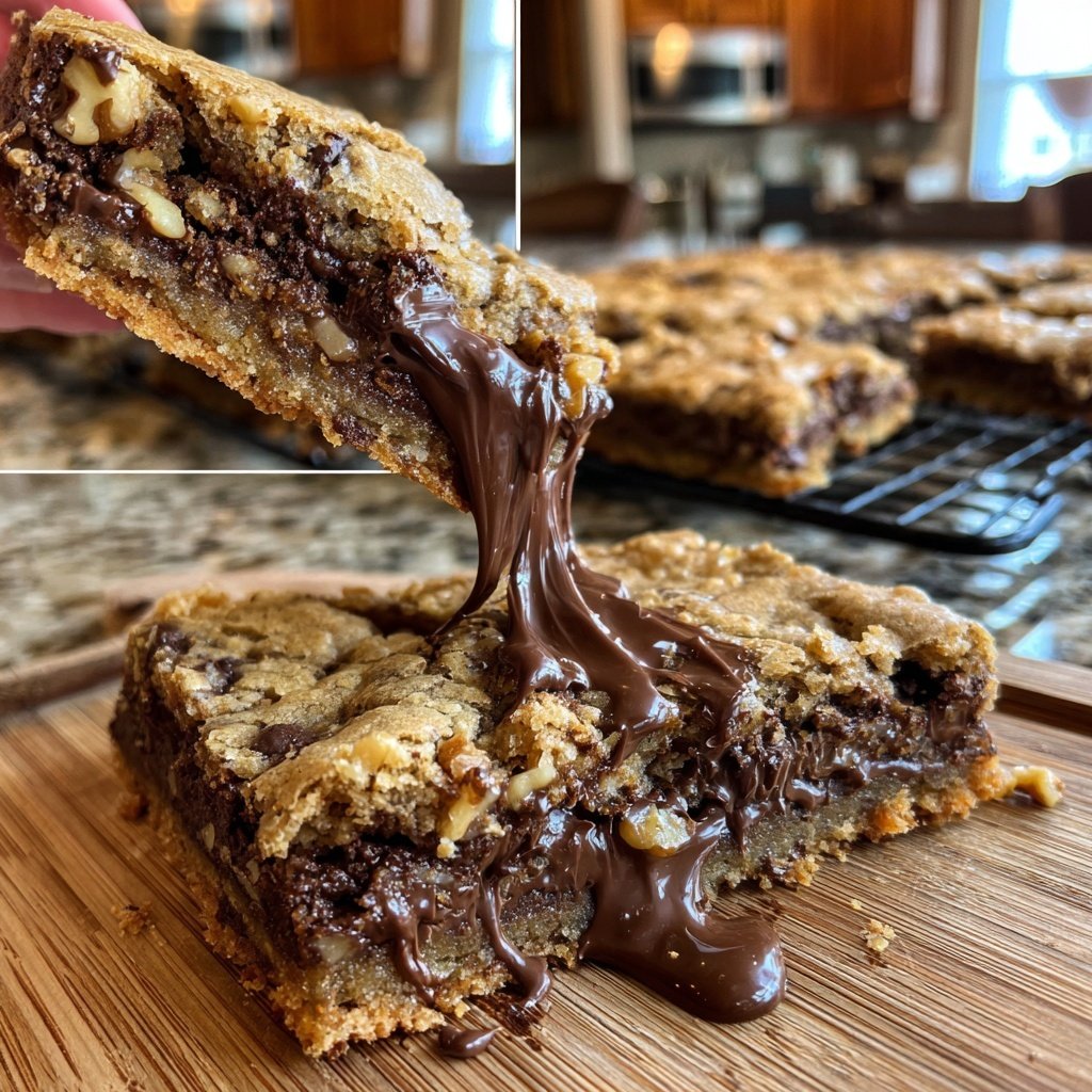 Super Bowl Desserts Chocolate Chip Cookie Bars