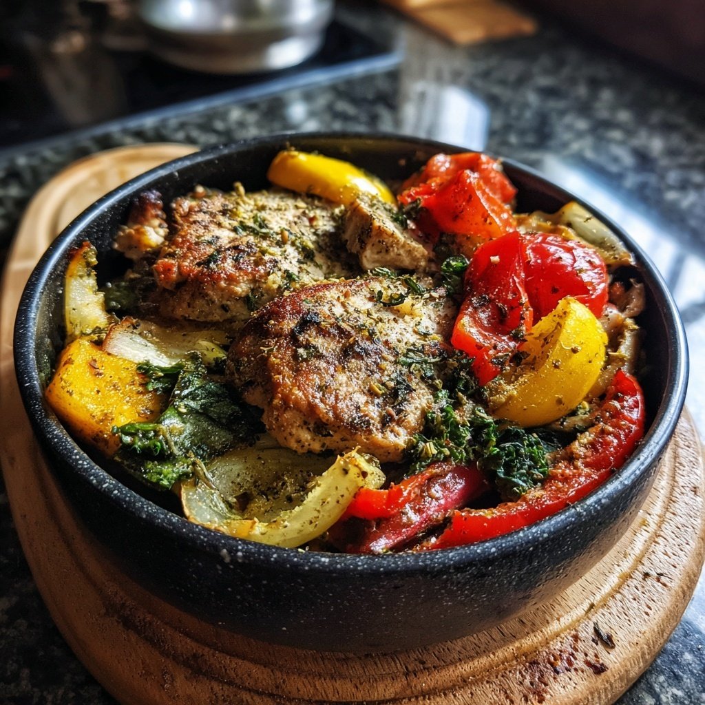 Grilled Lemon Herb Chicken Bowl