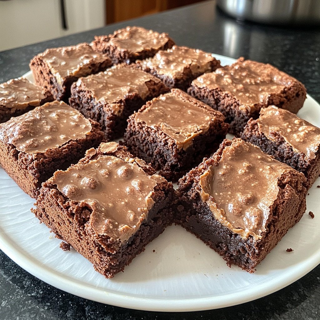 Cottage Cheese Brownies with Almond Butter