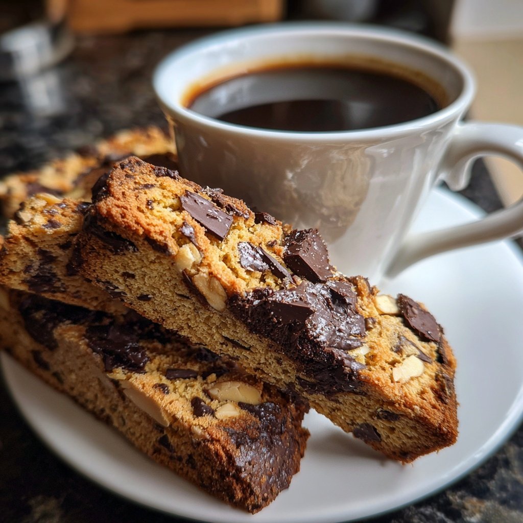 Chocolate Almond Biscotti