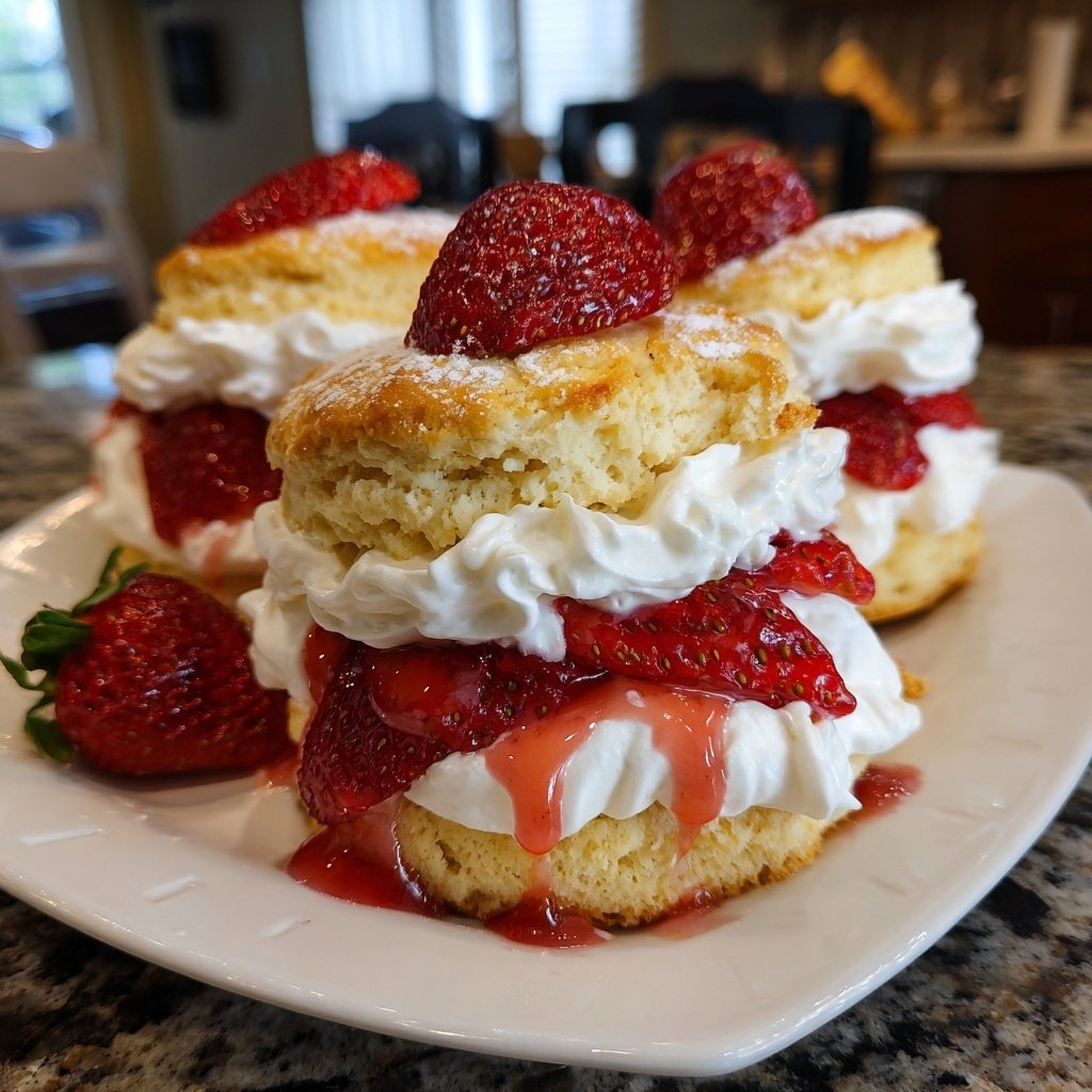 Valentines Treats Strawberry Shortcakes