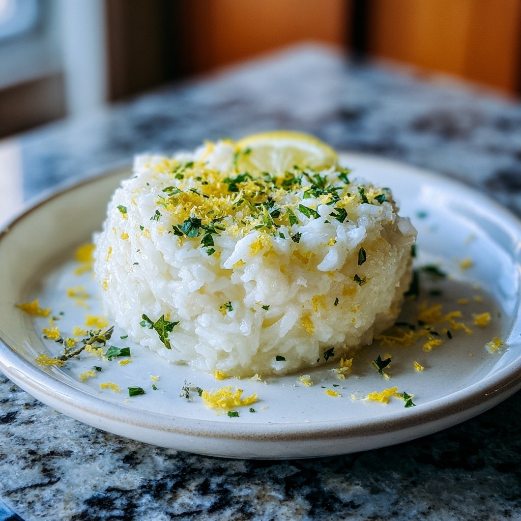 Creamy Lemon Ricotta Rice