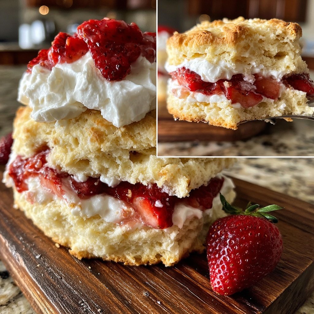 Classic Strawberry Shortcake Biscuits
