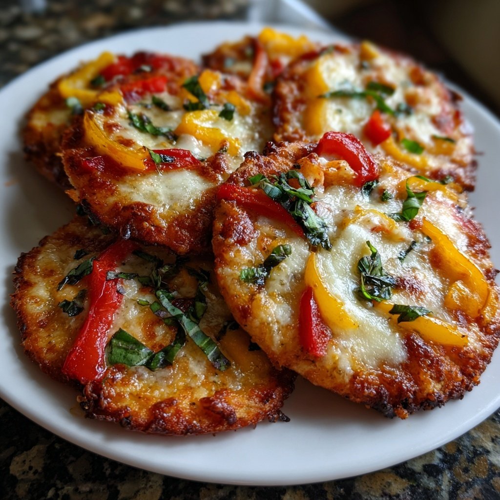 Super Bowl Mini Veggie Pizzas