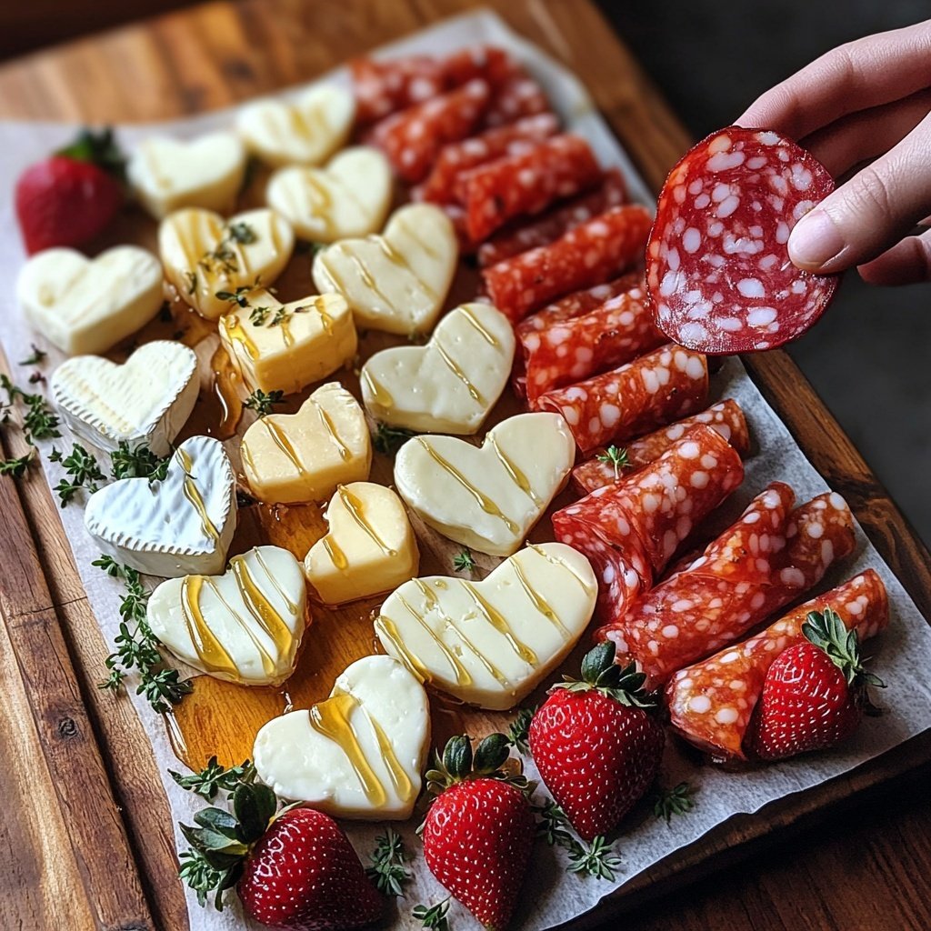 Valentines Day Charcuterie Board