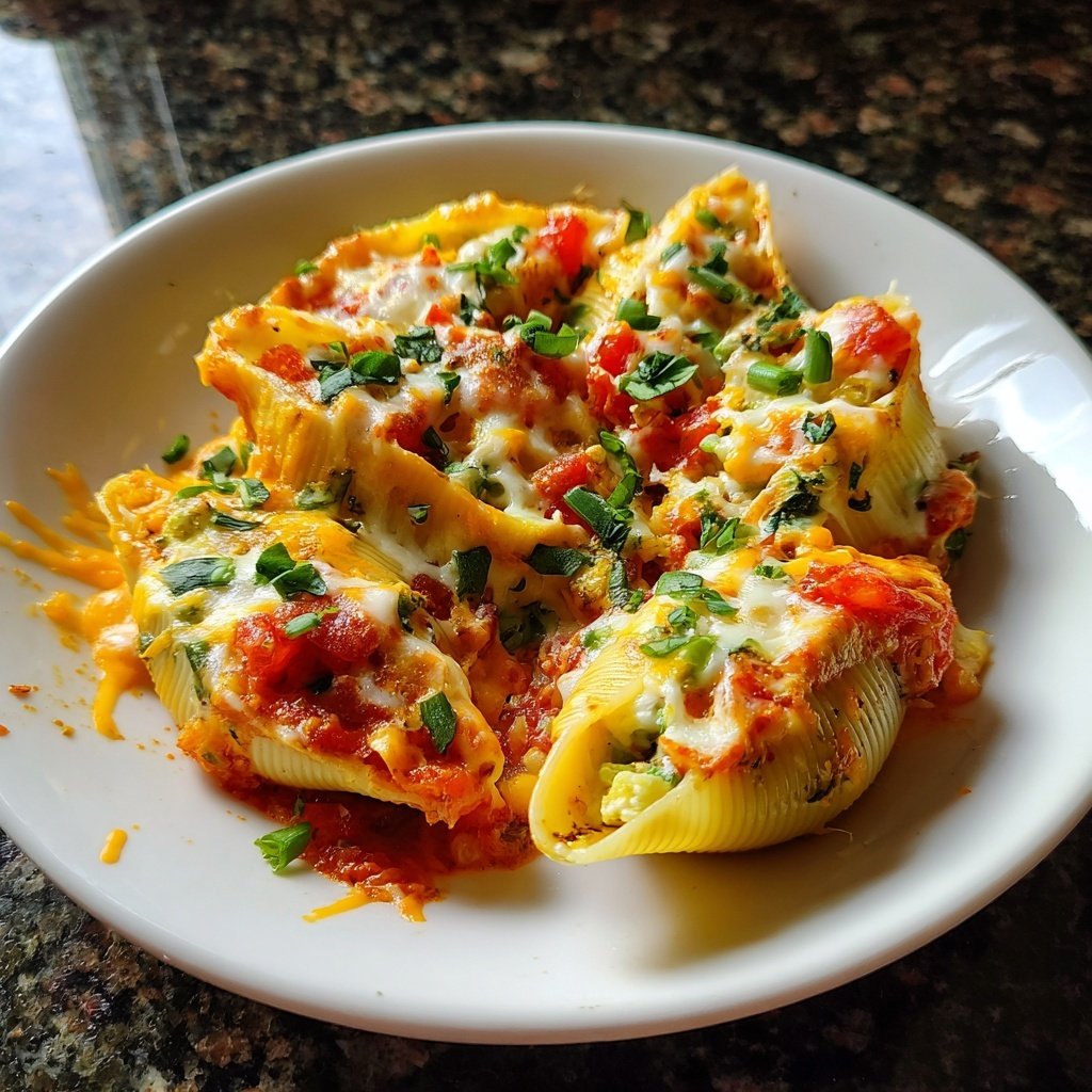 Sunday Veggie Stuffed Shells