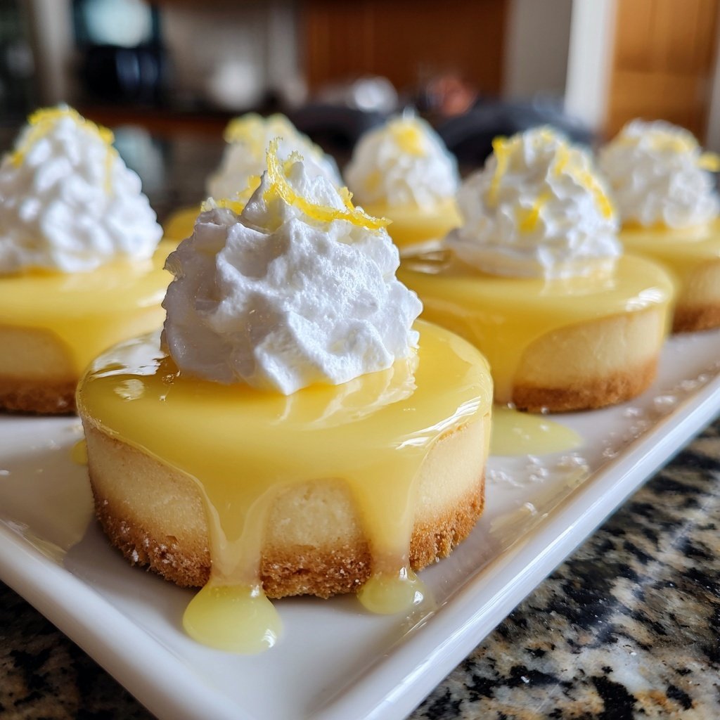 Valentines Treats Mini Lemon Tarts